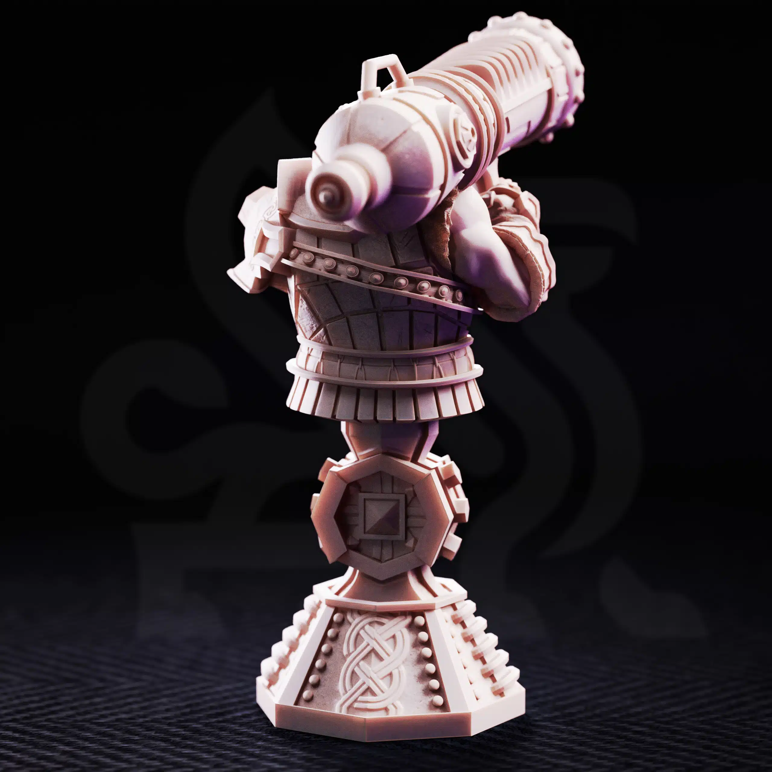 August 26 RPG Pack: The Tales Grimm 38 Rook Dwarven Cannoneer Bust Back
