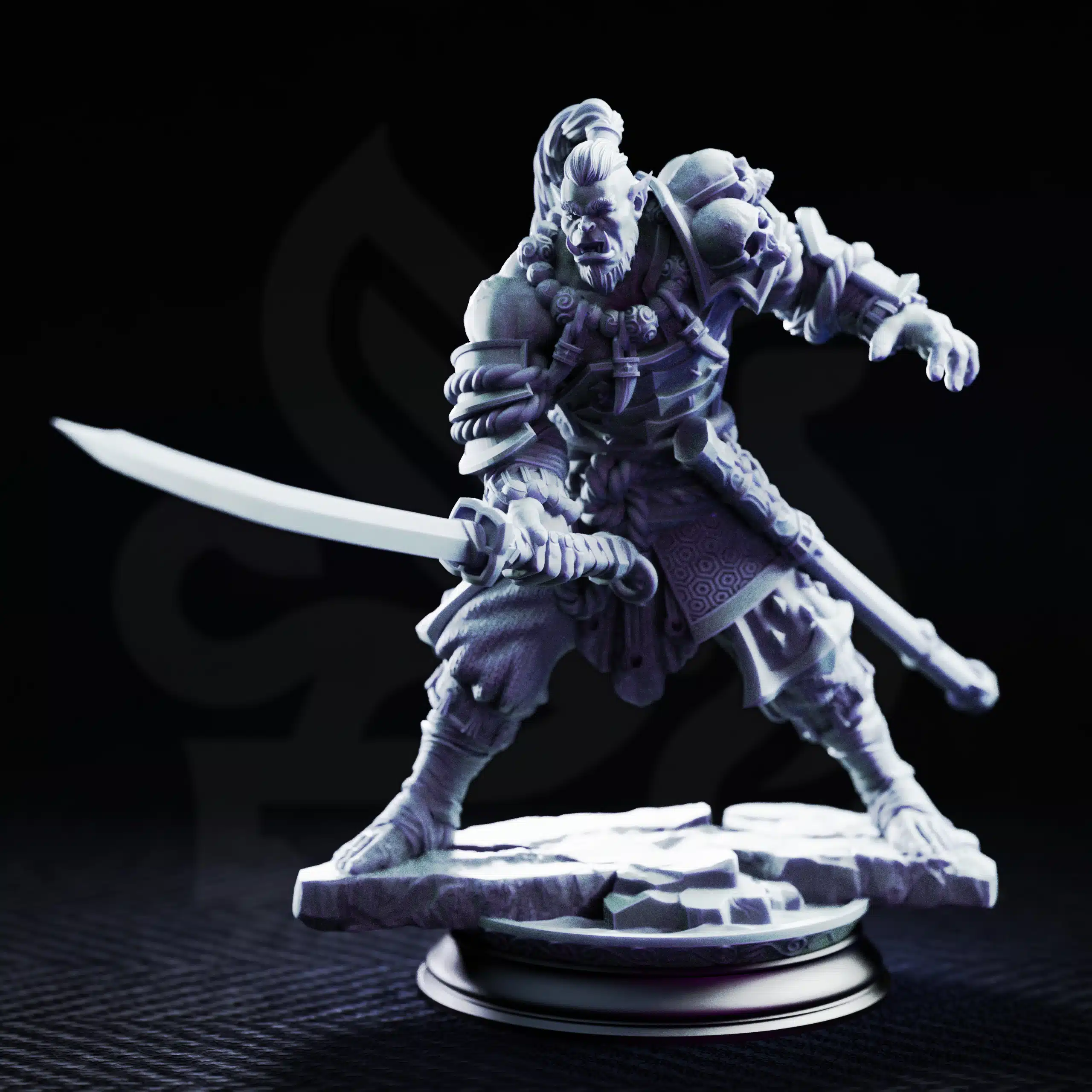 Bagrash Ilkhan - Orc Blademaster - Front Bagrash Ilkhan Orc Blademaster Front