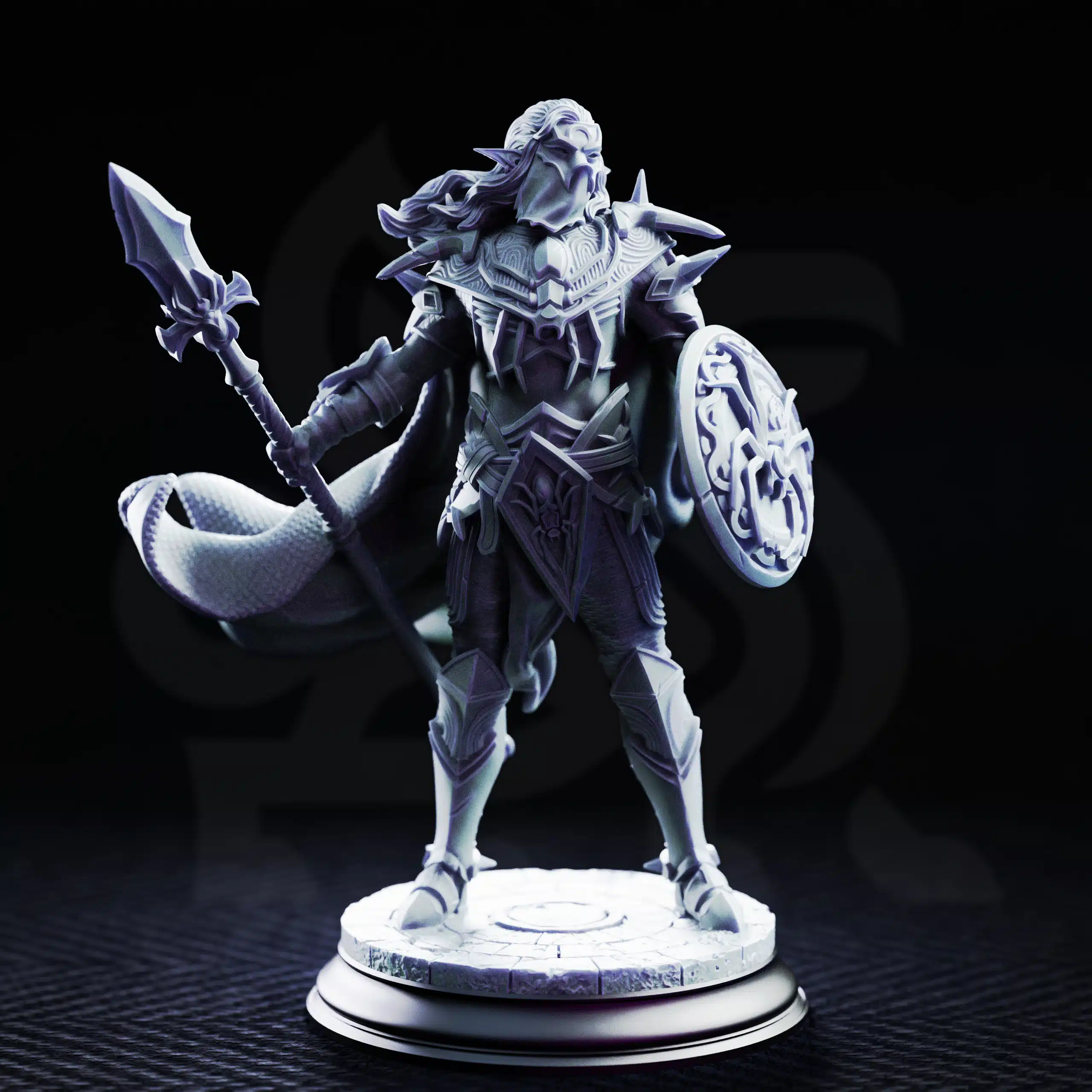 Vessels of Irinax - Elite Drow Soldier 1 - Front Vessels of Irinax Elite Drow Soldier 1 Front