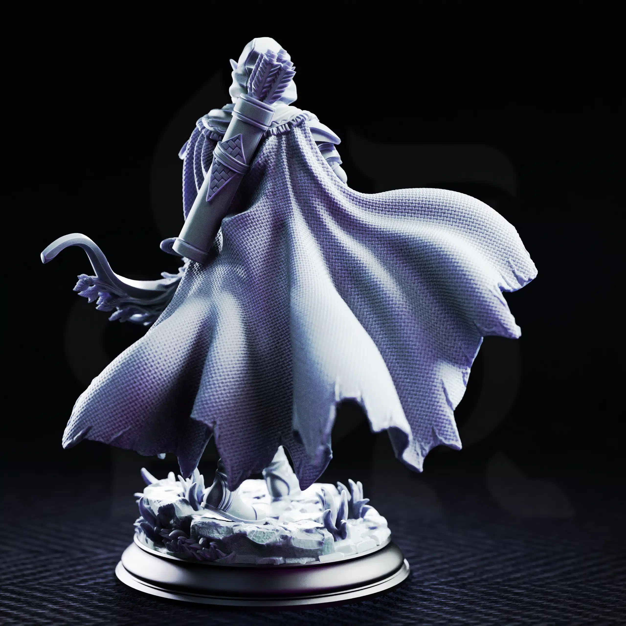 September 26 RPG Pack: Schism of the Drow 14 Vexana Drow Ranger of the Swamp Back